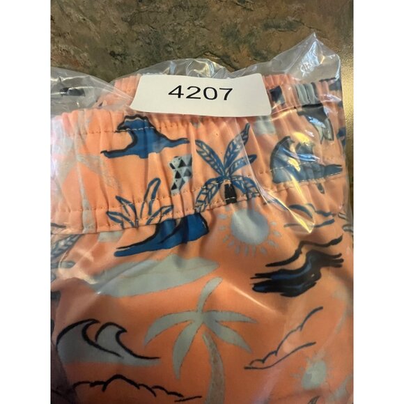ONeill Mens Surf‎ Print Swim Trunks,  Orange & Blue - Size XXL - Picture 9 of 9